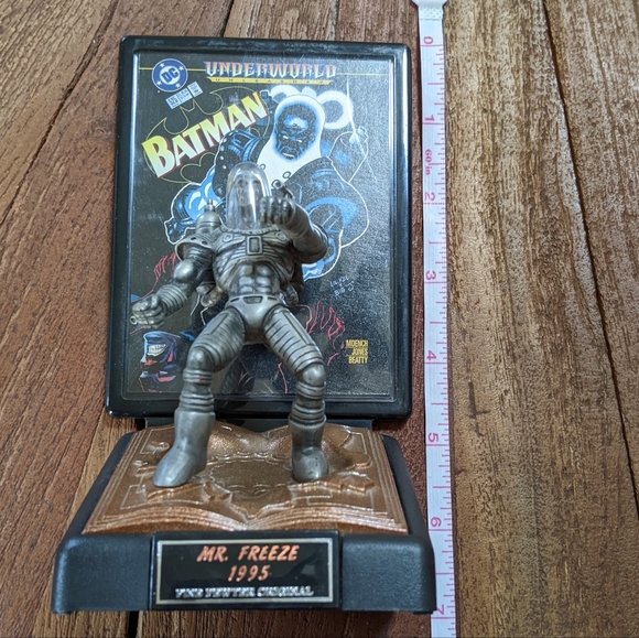 VTG 1997 DC Comic Book Champions Batman Mr. Freeze Fine Pewter Original - Picture 5 of 5